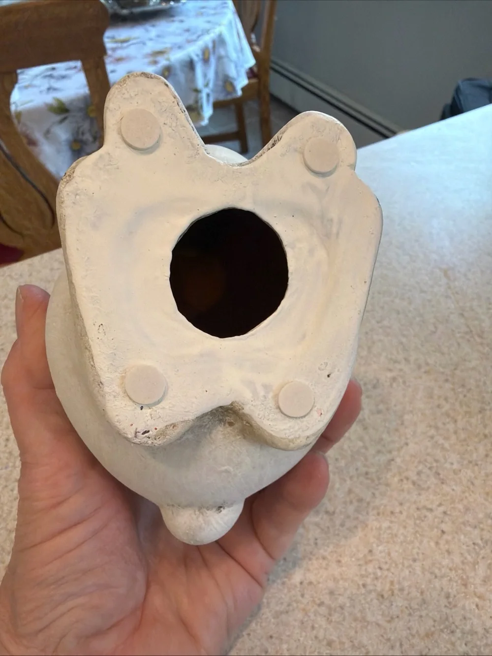 Pier 1 Decorative White Ceramic Rabbit Statue - Home Art
